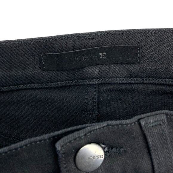 Joe's Jeans The Icon Flawless Mid Rise Skinny Black Denim Size 26 NWOT $168 MSRP - Picture 5 of 9